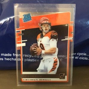 Joe burrow rated rookie from donruss clearly